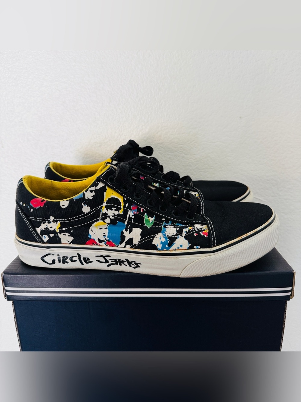 Vans x Circle Jerks Old Skool 2007 Group Sex Punk Rock Shoes Men's Size 10.6